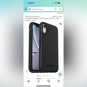 iPhone 7plus phone case Otterbox black